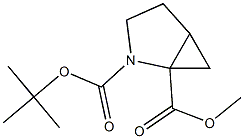 2-Aza-bicyclo[3.1.0]hexane-1,2-dicarboxylic acid 2-tert-butyl ester 1-methyl ester Structure