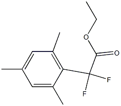 Ethyl 2,2-Difluoro-2-mesitylacetate Structure