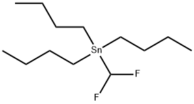 Stannane, tributyl(difluoromethyl)- Structure