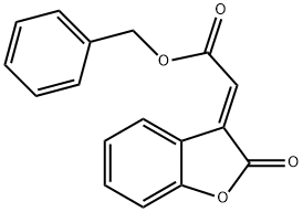 BENZYL (E)-2-(2-OXOBENZOFURAN-3(2H)-YLIDENE)ACETATE Structure