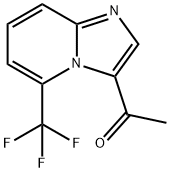 Ethanone, 1-[5-(trifluoromethyl)imidazo[1,2-a]pyridin-3-yl]- Structure