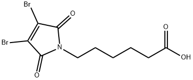 1H-Pyrrole-1-hexanoic acid, 3,4-dibromo-2,5-dihydro-2,5-dioxo- Structure