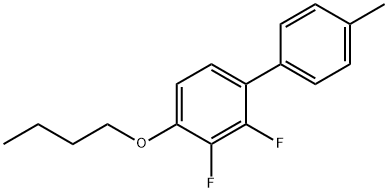 1,1'-Biphenyl, 4-butoxy-2,3-difluoro-4'-methyl- 구조식 이미지