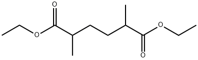 2,5-Dimethyladipic acid diethyl ester Structure