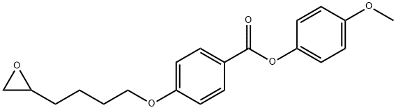 4-methoxyphenyl 4-[4-(oxiran-2-yl)butoxy]benzoate Structure