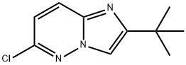 2-tert-Butyl-6-chloro-imidazo[1,2-b]pyridazine 구조식 이미지