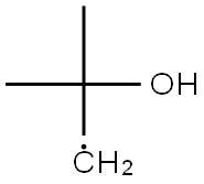 2-hydroxy-2-methylpropyl radical Structure