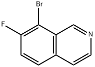 8-bromo-7-fluoroisoquinoline 구조식 이미지