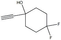 1-ethynyl-4,4-difluorocyclohexan-1-ol Structure