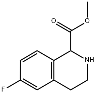 methyl 6-fluoro-1,2,3,4-tetrahydroisoquinoline-1-carboxylate 구조식 이미지