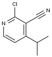 2-Chloro-3-cyano-4-(iso-propyl)pyridine Structure