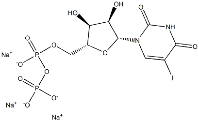 5-Iodouridine-5'-O-diphosphate trisodium salt 구조식 이미지
