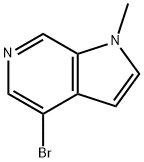 4-bromo-1-methyl-1H-pyrrolo[2,3-c]pyridine 구조식 이미지