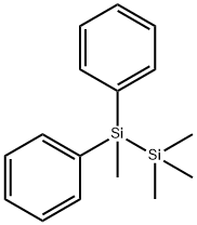 Disilane,1,1,1,2-tetramethyl-2,2-diphenyl- 구조식 이미지