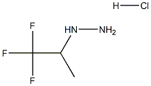 (1,1,1-trifluoropropan-2-yl)hydrazine hydrochloride Structure