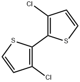 3,3'-dichloro-2,2'-bithiophene 구조식 이미지