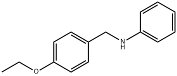 N-[(4-ethoxyphenyl)methyl]aniline Structure