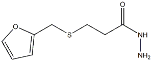 3-(furan-2-ylmethylthio)propanehydrazide 구조식 이미지