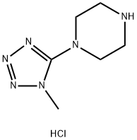 1-(1-methyl-1H-1,2,3,4-tetrazol-5-yl)piperazine dihydrochloride Structure