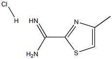 4-methyl-1,3-thiazole-2-carboximidamide hydrochloride Structure