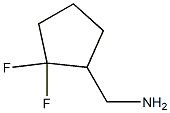 (2,2-difluorocyclopentyl)methanamine Structure