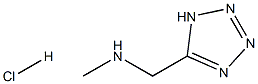 methyl(1H-1,2,3,4-tetrazol-5-ylmethyl)amine hydrochloride Structure