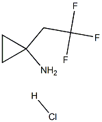 1-(2,2,2-trifluoroethyl)cyclopropan-1-amine hydrochloride 구조식 이미지