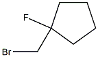 1-(bromomethyl)-1-fluorocyclopentane 구조식 이미지