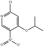 2-chloro-5-nitro-4-(propan-2-yloxy)pyridine Structure