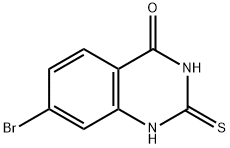 7-Bromo-2-mercaptoquinazolin-4(3H)-one 95+% 구조식 이미지