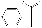 2-METHYL-2-PYRIDIN-4-YLPROPANOIC ACID 구조식 이미지