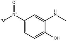2-(Methylamino)-4-nitrophenol Structure