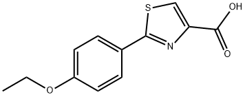 2-(4-ETHOXYPHENYL)-1,3-THIAZOLE-4-CARBOXYLIC ACID 구조식 이미지