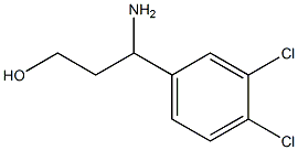 3-amino-3-(3,4-dichlorophenyl)propan-1-ol 구조식 이미지
