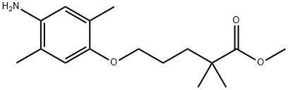 Methyl 5-(4-amino-2,5-diMethylphenoxy)-2,2-diMethylpentanoate Structure