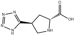 (2R,4S)-4-(1H-1,2,3,4-tetrazol-5-yl)pyrrolidine-2-carboxylic acid Structure