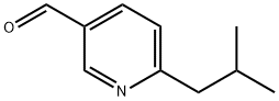 6-(2-methylpropyl)pyridine-3-carbaldehyde 구조식 이미지