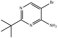 4-Amino-5-bromo-2-(tert-butyl)pyrimidine 구조식 이미지