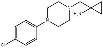 1-{[4-(4-chlorophenyl)piperazin-1-yl]methyl}cyclopropan-1-amine Structure