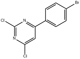 4-(4-bromophenyl)-2,6-dichloropyrimidine Structure