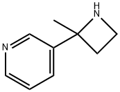 Pyridine, 3-(2-methyl-2-azetidinyl)- Structure