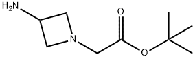 tert-butyl 2-(3-aminoazetidin-1-yl)acetate Structure