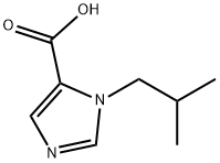 1-Isobutyl-1H-imidazole-5-carboxylic acid 구조식 이미지