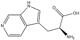 (2S)-2-amino-3-{1H-pyrrolo[2,3-c]pyridin-3-yl}propanoic acid 구조식 이미지