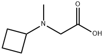 2-[cyclobutyl(methyl)amino]acetic acid Structure