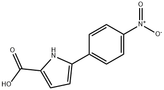 5-(4-nitrophenyl)-1H-pyrrole-2-carboxylic acid Structure