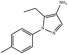 5-ethyl-1-(4-methylphenyl)-1H-pyrazol-4-amine 구조식 이미지