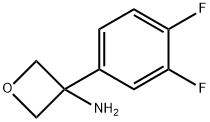 3-(3,4-difluorophenyl)oxetan-3-amine Structure