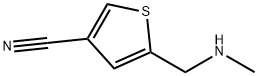 5-[(methylamino)methyl]thiophene-3-carbonitrile 구조식 이미지