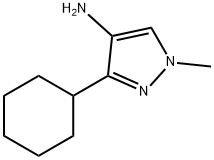 3-cyclohexyl-1-methyl-1H-pyrazol-4-amine 구조식 이미지